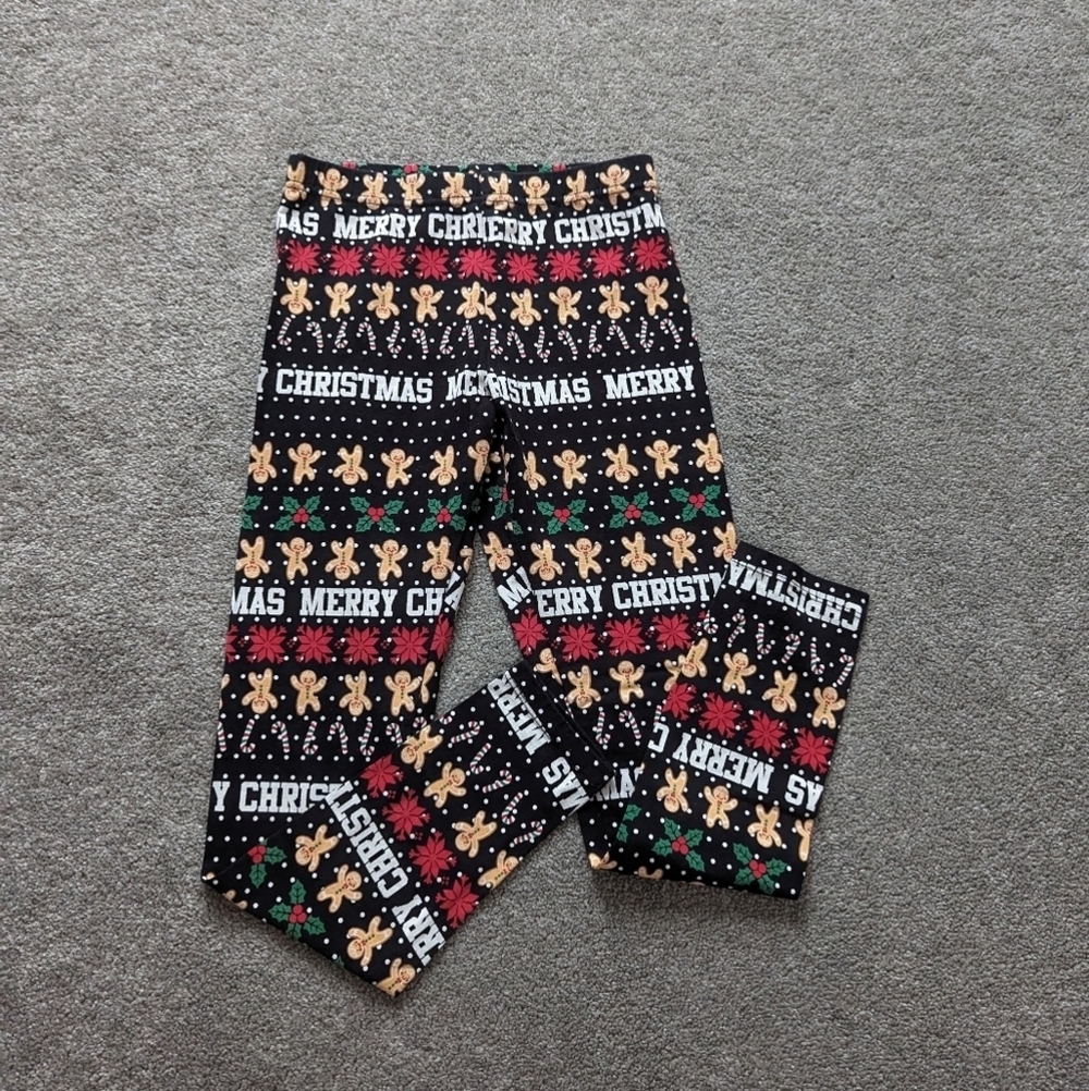 Holiday Time Christmas Legging kids size Large 10-12